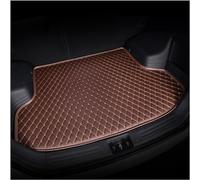 Car Leather Boot Mats for Suzuki Splash 2008-2014, Waterproof Rear Trunk Liner Anti-Scratch Cargo Protector All-weather Luggage Pad Interior Accessories,Brown