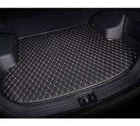 Car Leather Boot Mats for Suzuki Splash 2008-2014, Waterproof Rear Trunk Liner Anti-Scratch Cargo Protector All-weather Luggage Pad Interior Accessories,Black Beige