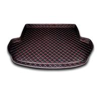 Car Leather Boot Mats For To-yota Corolla Hybrid 2019-2023, Trunk Mats Protector Liners Anti-Slip Scratch Proof Carpets Interior Accessories, D/Black Red