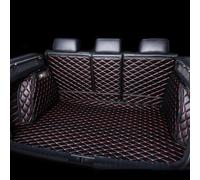 Car Leather Cargo Liners for Jeep Wrangler JK Unlimited 4Door JKU 2011 2012 2013 2014 2015 2016 2017, Full Coverage All Weather Rear Trunk Liner Mats Protector Boot Mats,BlackRed
