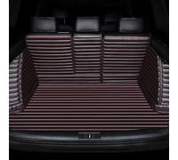 Car Leather Cargo Liners for Linco Corsair 2022-2025, Full Coverage Rear Trunk Liner Mats Cargo Tray Waterproof Non-Sliph Carpets Protector Pad Interior Accessories,Black-Red