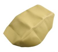 Car Leather Center Console Armrest Lid Cover Beige for Toyota Highlander 2008-2013 with ABS Inner Support, Soft Breathable Material for Comfortable Long Driving