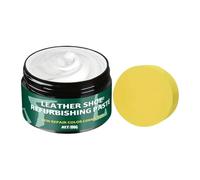 Car Leather Conditioner, 100g Leather Refurbishing Paste with Sponge, Multifunctional Shoes Cream, Purse Cleaning B For Boot