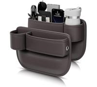 Car Leather Cup Gap Bag for Crider 2019-2024, Adjustable Seat Storage Box for Phones, Glasses, Keys, Cards.