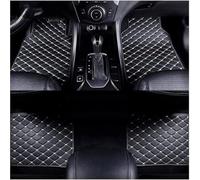 Car Leather Floor Mats for LanRo-ver Range Rove(5SEATs)2018-2023, Non Slip Waterproof Leather Car Mat Interior Accessories,Black-Beige
