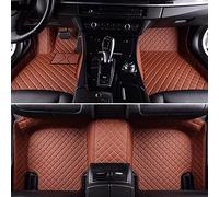 Car Leather Floor Mats Rug For Jeep For Grand Cherokee 1999 2004 2005 2014 For Renegade For Patriot For Compass 2007 Wj Car Floor Mat(Brown)