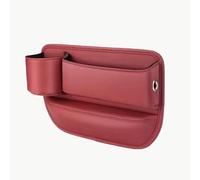 Car Leather Gap Bag For Suzuki Grand Vitara 2007-2022,Adjustable Gap Filler Organizer with Cup Holder for Glasses Phones Keys Cards,A-Haupttreiber-Red