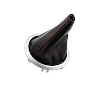 Car Leather MT Gear Shift Knob Boot Gaiter Dust Cover Collar fits for Suzuki Swift Sx4 Alto 2005-2016 Auto Parts (Color Name : Black Line)(Red Line)