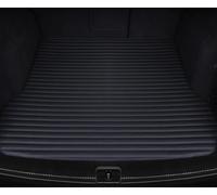 Car Leather Rear Trunk Mat Boot Liner Mats for Porsche Panamera E-Hybrid 2017-2022 2023 2024 2025, Car Waterproof Boot Cover Anti-Slip Carpets Accessories,A-Black