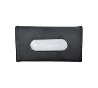 Car Leather Tissue Holder Sun Visor Napkin Box Organizer, Automotive Interior Tissue | Premium PU Leather Design, Easy Access Dispenser, Backseat Sunroof Car Accessory For Clean Travel
