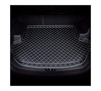 Car Leather Trunk Boot Mats for Jaguar I-PACE 2018-2022, Waterproof Anti-Slip Tailored Cargo Tray Liners Protector Accessories,B/Black Beige