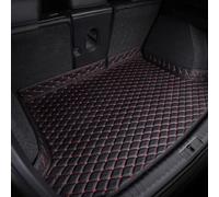 Car Leather Trunk Mat Boot Liner for Ford Puma Gen-E (2024-), Protects Your Vehicle Easy Install Anti-Slip Durable Waterproof Custom All-Weather,B/Black Red
