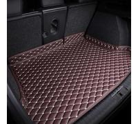 Car Leather Trunk Mat Boot Liner for Pilot 2002-2008, Weather Protector Anti-Scratch Cargo Non-Slip Waterproof Durable,Brown