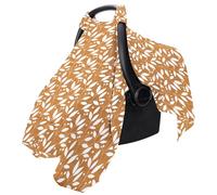 Car Leave Cover for - Summer Stroller Sunshade Travel Canopy | Muslin Cotton Carrier Cover, Breathable Baby Protection for Girls