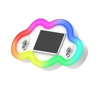 Car LED Ambient Lights - Multiple Color Mode Cloud Lamp | Solar Panel LED Car Accessories,for Truck Trailer Tractor SUV RV Vehicle Interior Dashboard