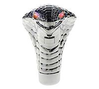 Car LED Cobra Head Manual/Automatic Gear Stick Shift Knob Activated LED Light Handle Shifter Lever Novelty Tool Universal (Red)