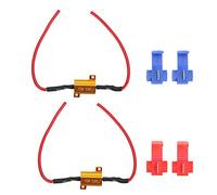 Car LED Decoder 2Pcs Wirewound Load Resistor 10W 39Ω Hyper Flash Error for LED Headlights Turn Can Bus Fix