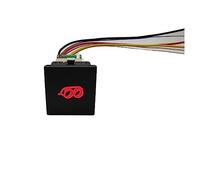 Car LED DRL Light Packing Radar Power On Off Camera Mirror Heating Exhaust Switch Button Fit For VW Fit For Golf 6 Fit For Jetta 5 MK6 Fit For EOS Fit For Scirocco (Color : Exhaust)