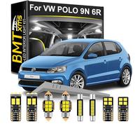 Car LED Interior Light Kit Replacement for VW POLO 9N 9N3 6R 6C 2002-2017 | 6000K White Light, Can-bus Error Free, Plug and Play, Car Accessories