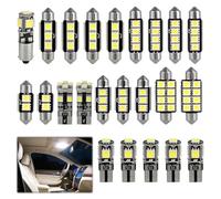 Car Led Interior Lights, 23 Pcs w5w Led Bulb, t10 Led Bulbs, Suitable for Interior/Roof/Door Reading/Boot/Number Plate Lights (8 Models)