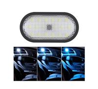 Car LED Lights Interior,6 Colors Ambient Lighting Car Interior,USB Rechargeable Car Interior Reading Light,Portable Magnetic Interior LED Lights for Car