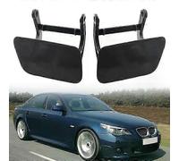 Car Left Front Bumper Headlight Washer Spray Nozzle Cover Headlight Washer Jet Cap Suitable for -BMW 5-Series E60 E61 2003-2010