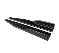 Car Left/Right Side Skirt For Lexus Ct200h 2011-2022 Bumper Diffuser Spoiler Aprons Wings Extensions 75cm ABS Exterior Styling Of the Car(Carbon Fiber Look)
