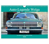 Car legend Volga - A classic car from the USSR in Cuba UK-Version (Wall Calendar 2026 DIN A4 Landscape), CALVENDO 12 Month Wall Calendar