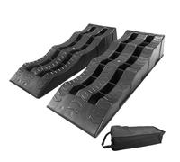 Car Leveling Ramps - Heavy-Duty Camper Leveling Blocks,Uneven Ground Parking Tools Trailer Wheel Chocks and Levelers for Stabilizing Uneven Ground