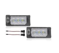 Car License Plate Light For BMW E39 E46 E60 E61 E70 E71 E90 E91 E92 F10 2PCS LED License Plate Light Rear Error Free Number Plate Lamp Replacement