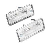 Car License Plate Lights, 8E0807430A 8E0807430B 1 Pair of Number License Plate Lamp Lamps Bulb Light Lights Fit for A4 A5 A6 C6 D3 Q7 RS4