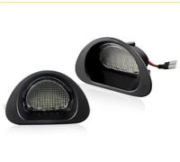 Car License Plate Lights For Citroen For C1 2005 2006 2007 2008 2009-2014 2Pcs White LED License Plate Lights Rear Number Lamps Car-Styling
