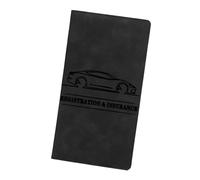 Car License Wallet Case - Leather Paperwork Vehicle License Document Case | Maximize Organization Car Paperwork Wallet Case | Car Document Holder for Key Drivers License Business Card Receipt