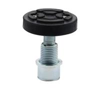 Car Lift Rubber Pads - Car Lift Foot Rests Accessories | Telescopic Round Pad with Two Holes and Rubber Pads Car Repair Adjustable Pallet for Trucks Li