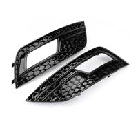 Car Light Cover For Audi For A4 For B8.5 For S-Line For S4 2013 2014 2015 2016 Front Bumper Honeycomb Grill Fog Light Cover