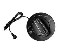 Car Light Switch Compatible With VW For Golf 4 For Jetta MK4 For Passat For B5 Auto Headlight Lamp Switch Knob Light Sensor Module Matte 1C0941531A