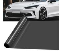Car Light Tint - High Transparency Self Adhesive Tint Film & Tail Light Tint, Waterproof Scratch Resistant Protective Film for Cars/Suvs/Trucks (Light Black)