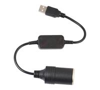 Car Lighterr Charger - Usb To Car Lighterr Adapter, Connector Cable Female Converter, 5V To 12V Converter Plug Socket, Wired Controller Plug, Cars Lighters Adapter For Driving Recorder