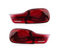 Car Lights For BMW 4-series F32 F33 F36 M4 F82 F83 DRL Dynamic Sequential Rear Taillight Warning Light Pair Left&Right Tail Lamp Assembly Rear Tail Stop(Pair Red)