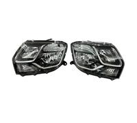 Car Lights Headlight For Dacia For Duster 2013-2017 Auto Spare Parts Full Suit Waterproof 260605020r Front Headlight Left And Right Side Headlamp Lens Glass(Pair)