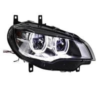 Car Lights LED Auto Headlights Assembly Dynamic Signal Lamp Tool Accessories For BMW For X6 E71 2008-2012 2013 2014 Transparent Lampshade