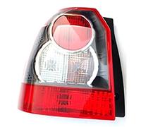 Car Lights Upgrade Rear Bumper Tail Light Tail Lamp Rear Brake Warning Fog Stop Lamp Without Bulb For Land Rover Freelander 2 2010 2011 2012(Red,Left)