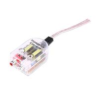 Car Line Out Converter,High to Low Line Out Converter RCA Line Out Converter Car Audio CD Audio Amplifier Subwoofer High to Low Frequency Divider Converter Filter for Car/Home Audio