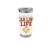 Car Line Survival Mode School Pickup Line Gift Stainless Steel Insulated Tumbler