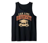 Car Line Survival Mode School Pickup Line Gift Tank Top