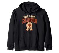 Car Line Survival Mode School Pickup Line Gift Zip Hoodie
