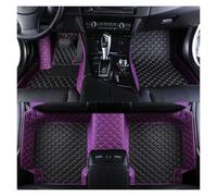 Car Liners For Rafale For E-tech For Hybrid 2024+ Car Floor Mats Auto Front Rear Row Full Set Leather Carpet Pads Floor Mat(33-Purple And Black,Lhd)