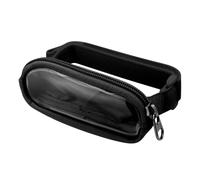 Car Lip Balm Holder, Visor Mount Organizer Bag, Adjustable Strap Cosmetic Clip Case, Portable Makeup Storage Accessory, Interior Travel Utility for Women Interior Tour Truck Driver Road Trip Van