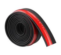 Car Lip Skirt Protector 60mm Width Rubber Strip Front Bumper Lip Exterior Mouldings Universal 2.5M Side Skirt Extension Wing kit