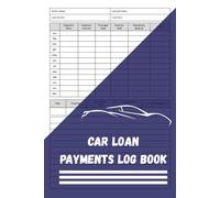 car loan payments log book: An Organized Logbook for Tracking Auto Loan Payments, Due Dates, and Remaining Balance